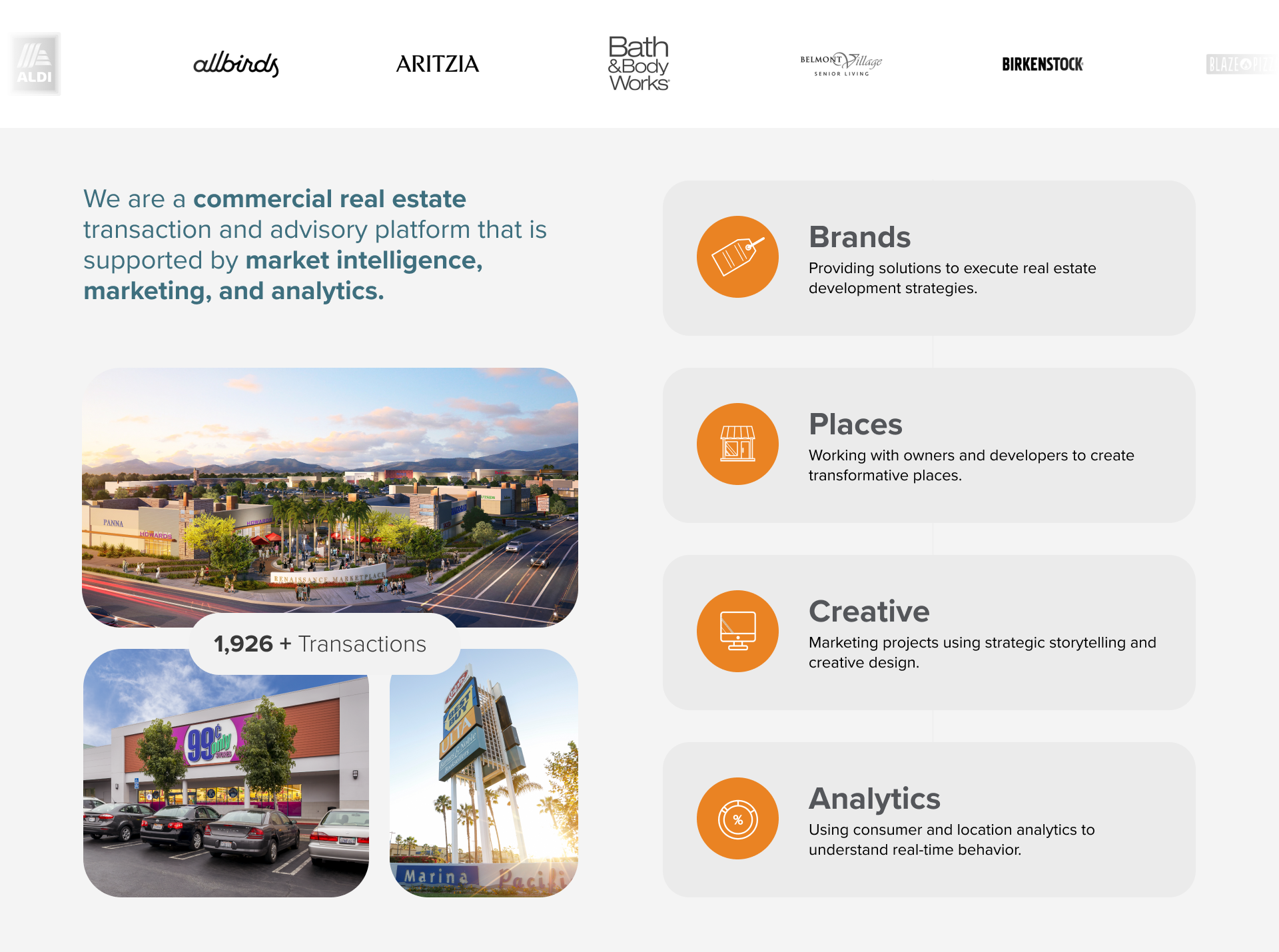 Beta Agency homepage redesign — frame 2 of 9