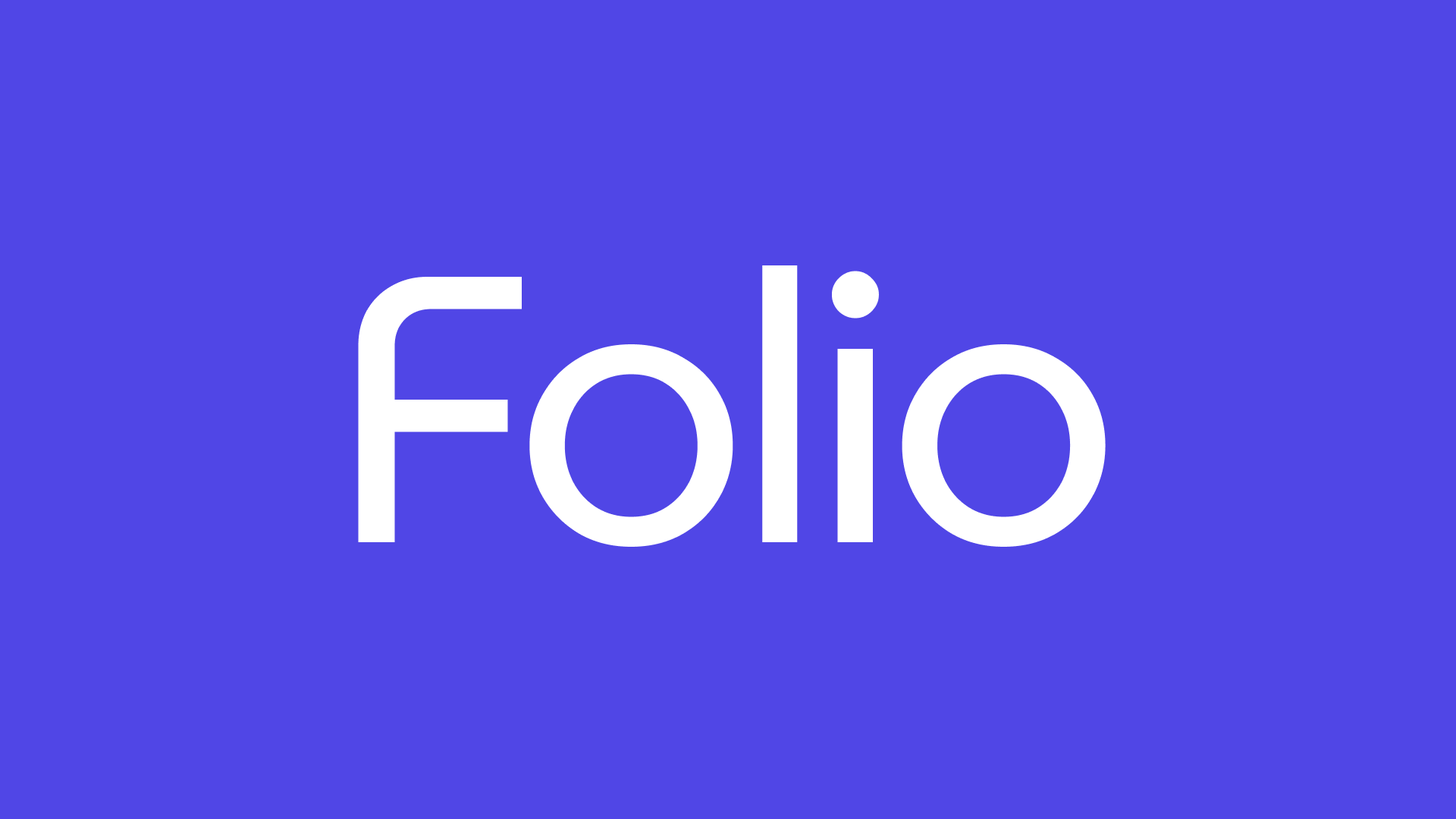 Folio — app prototype frame 1