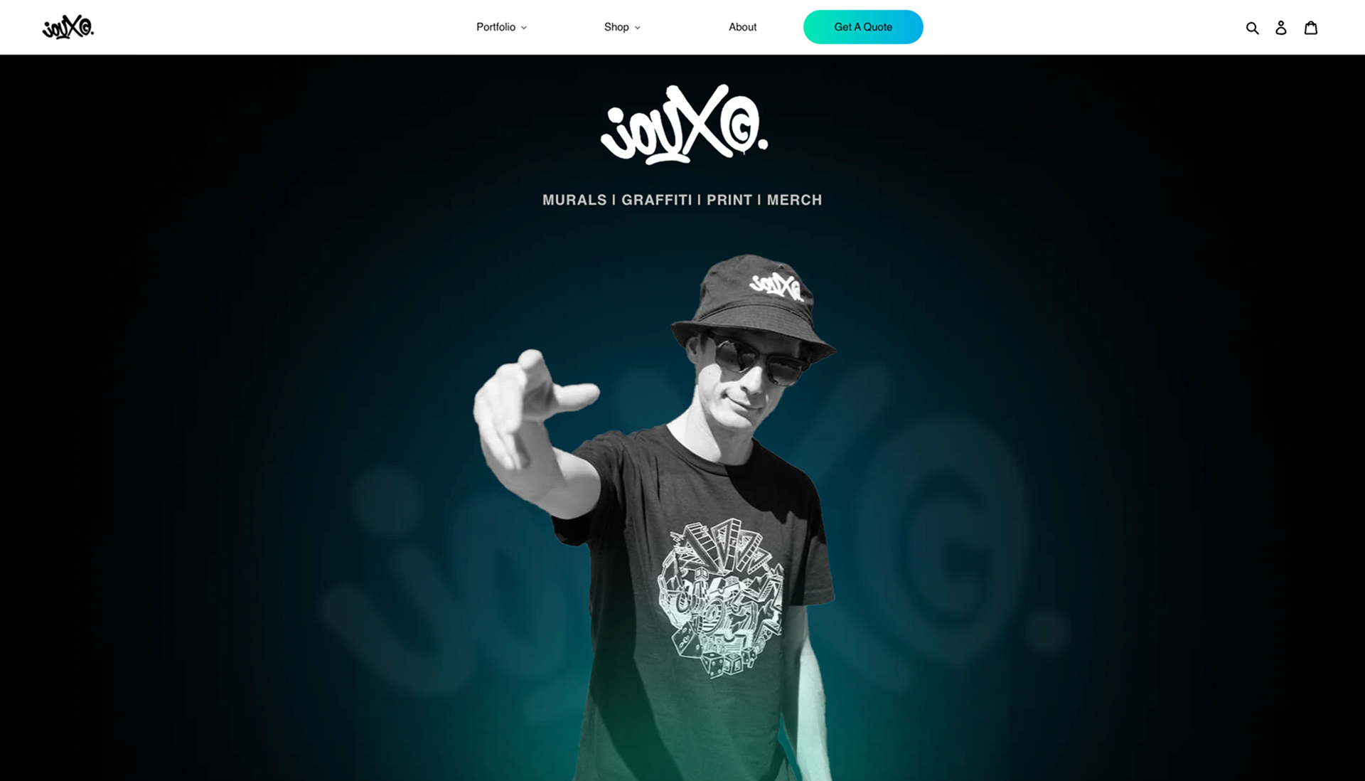 Joux — website frame 1