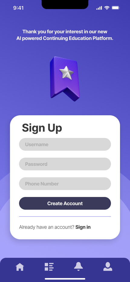 Know App — UI/UX frame 2