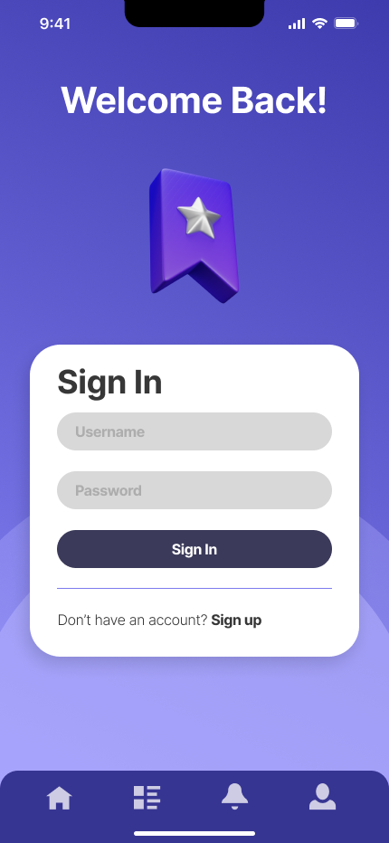 Know App — UI/UX frame 3