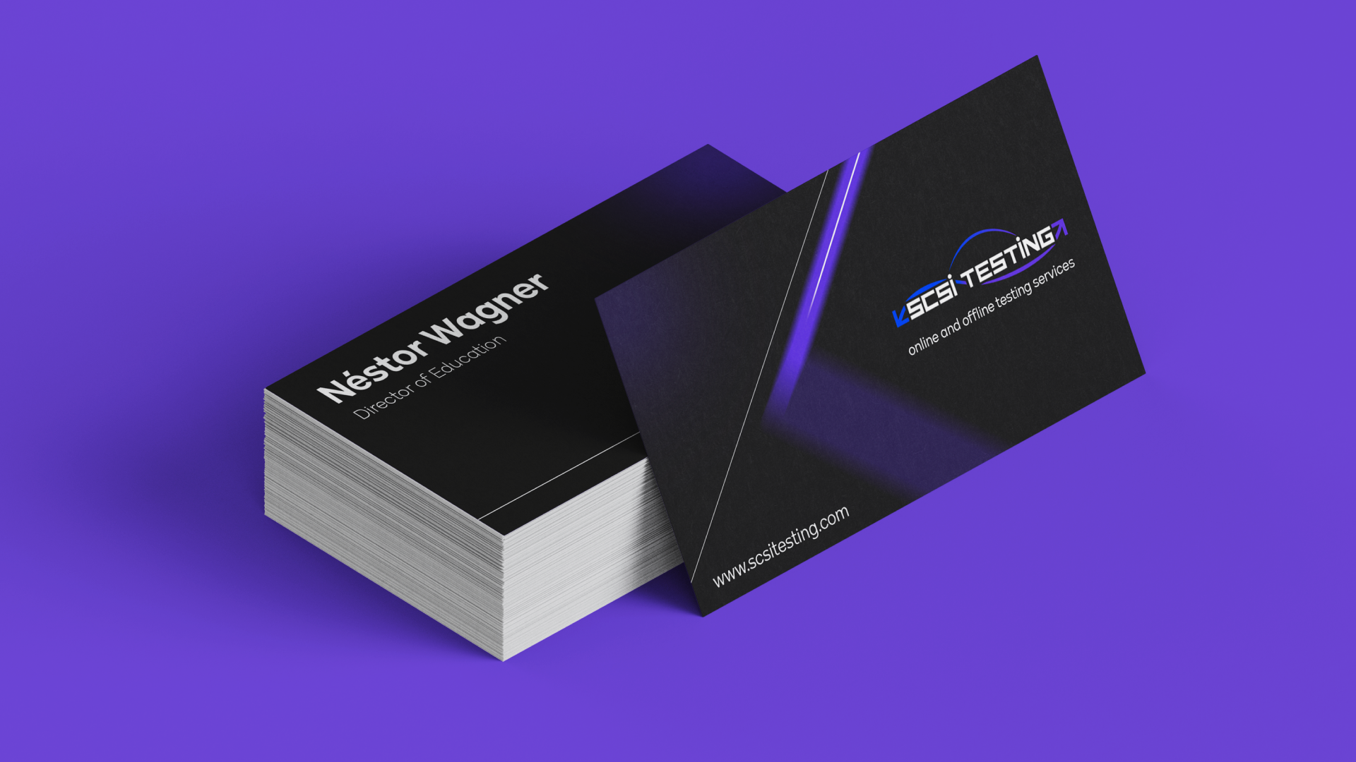 SCSI Testing — branding frame 1