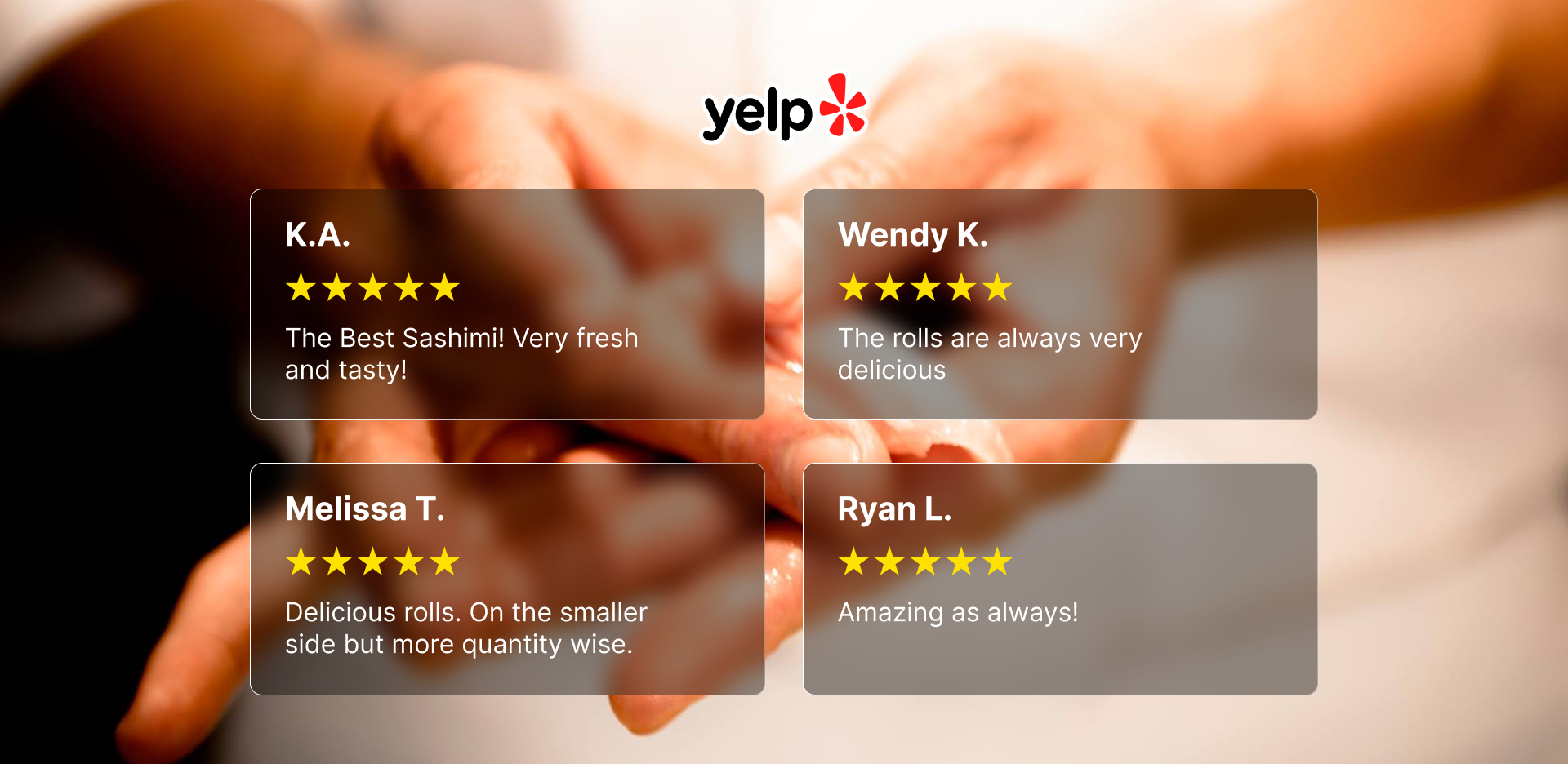 Sushi Enya website — reviews
