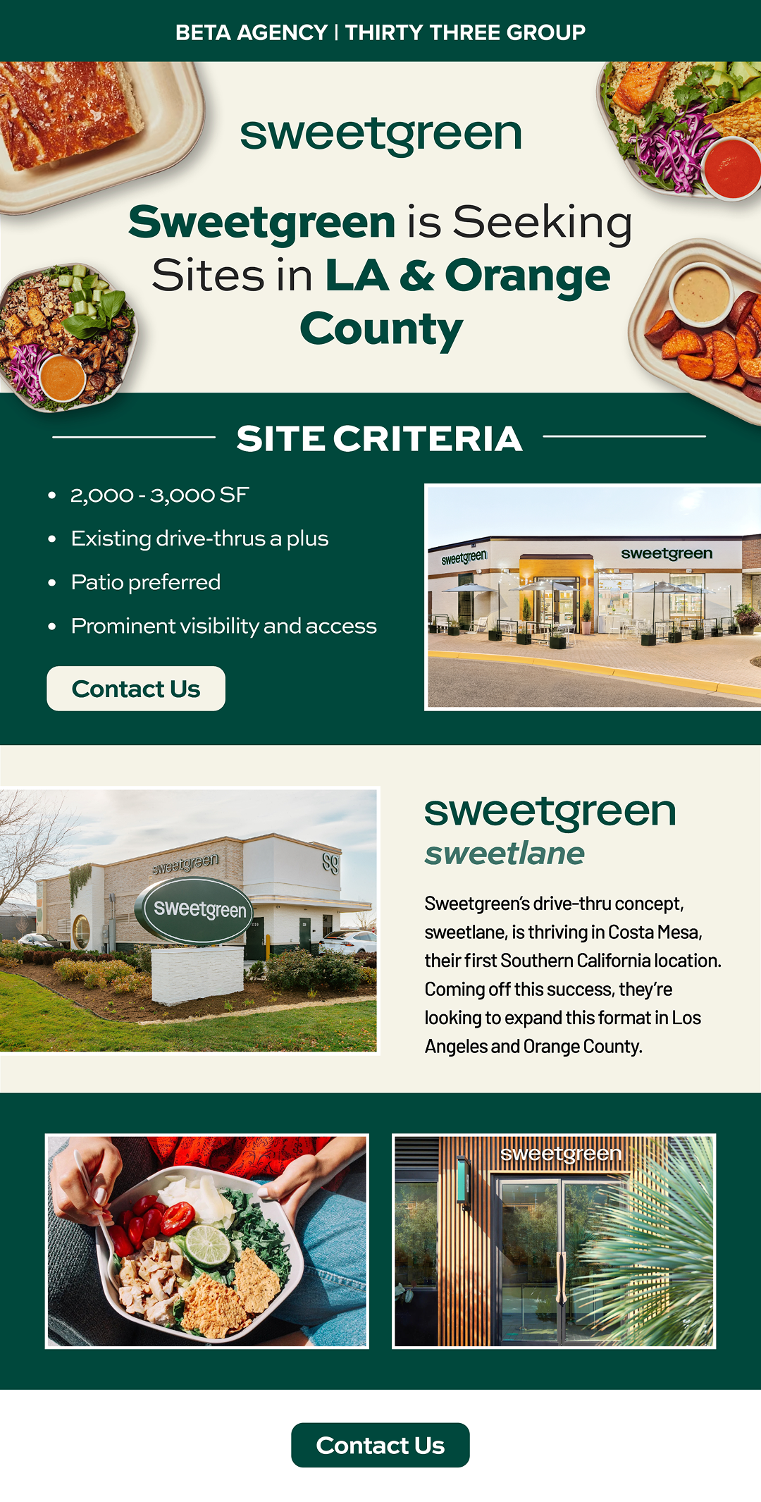 Sweetgreen — marketing email design